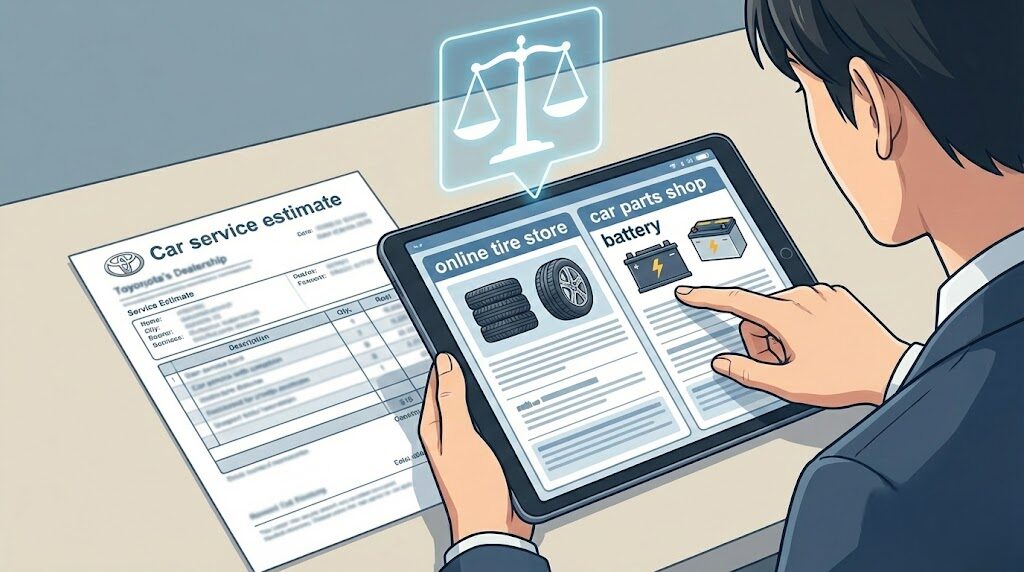 ルーミーの車検費用をディーラーで安くする方法